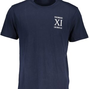 Bikkembergs 'S Kratke Hlače Sleeved Majica Plava
