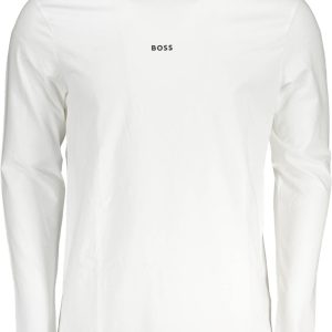 BOSS LONG SLEEVE T-SHIRT MEN WHITE