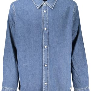 CALVIN KLEIN LONG SLEEVE SHIRT MEN BLUE