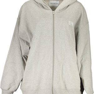 Calvin Klein Dukserica With Zip Siva