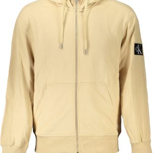 Calvin Klein 'S Bež Zip Dukserica