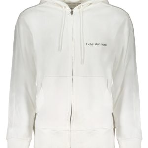 Calvin Klein 'S Bijela Zip Dukserica