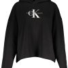 Calvin Klein Dukserica Without Zip Crne