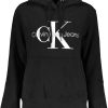 Calvin Klein 'S Bez Rajsferšlusa Dukserica Crne