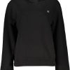 CALVIN KLEIN WOMEN'S ZIPLESS SWEATSHIRT BLACK