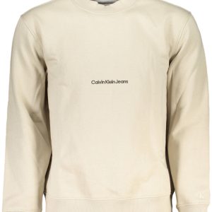 Calvin Klein 'S Bež Bez Rajsferšlusa Dukserica