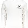 Calvin Klein 'S Bijele Bez Rajsferšlusa Dukserica