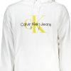 Calvin Klein 'S Bijele Bez Rajsferšlusa Dukserica