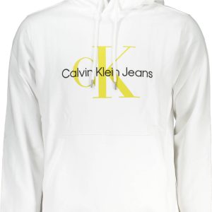 Calvin Klein 'S Bijela Bez Rajsferšlusa Dukserica
