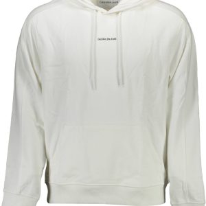 Calvin Klein 'S Na Rajsferšlus Dukserica Bijela
