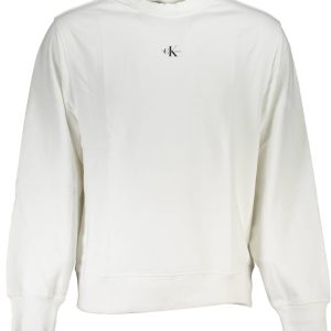 Calvin Klein 'S Na Rajsferšlus Dukserica Bijela