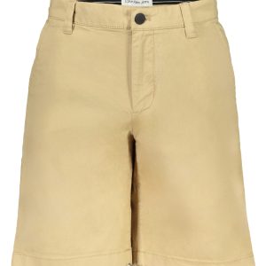 CALVIN KLEIN MEN'S BEIGE BERMUDA PANTS
