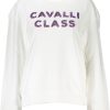 Cavalli Class Dukserica Without Zip Bijele