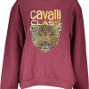 Cavalli Class 'S Dukserica Without Zip Ljubičaste