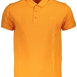 Cavalli Class Polo Majica Kratke Hlače Sleeves Narandžasta