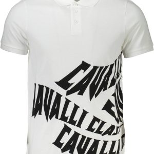 Cavalli Class Polo Majica Kratkih Rukava Bijela