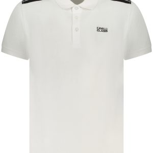 Cavalli Class Polo Majica Kratke Hlače Sleeves Bijela