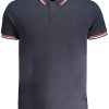 Cavalli Class 'S Kratke Hlače Sleeved Polo Majica Majica Plave