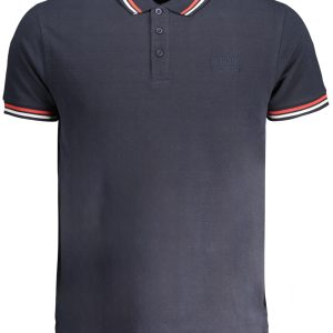 Cavalli Class 'S Kratke Hlače Sleeved Polo Majica Majica Plava