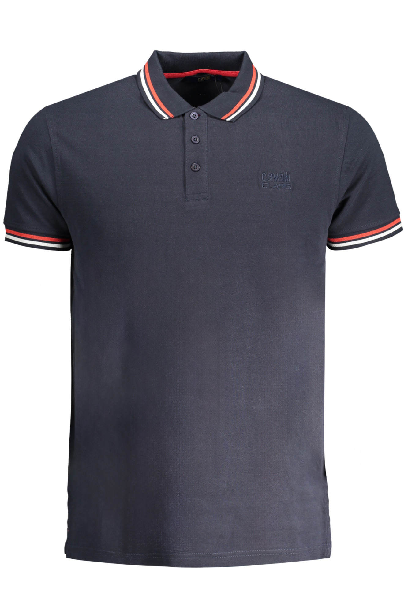 Cavalli Class 'S Kratke Hlače Sleeved Polo Majica Majica Plave