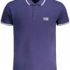 Cavalli Class 'S Kratke Hlače Sleeved Polo Majica Majica Plave