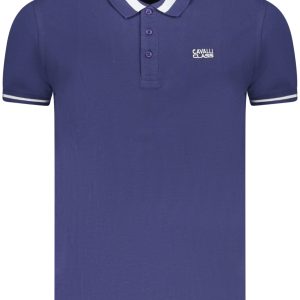Cavalli Class Polo Majica Kratkih Rukava Plava