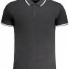 Cavalli Class 'S Kratke Hlače Sleeved Polo Majica Majica Crne
