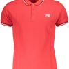 Cavalli Class Polo Majica Kratke Hlače Sleeves Crvena