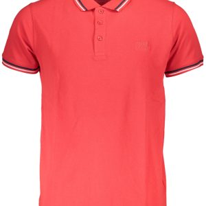 Cavalli Class Polo Majica Kratke Hlače Sleeves Crvena