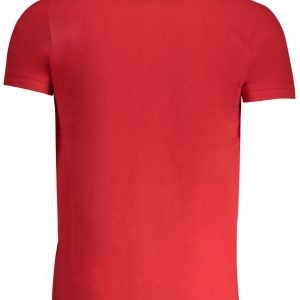 Alternativni prikaz Cavalli Class 'S Kratke Hlače Sleeved Polo Majica Majica Crvena