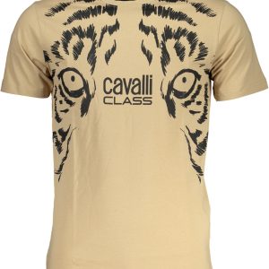 Cavalli Class 'S Kratke Hlače Sleeved Majica Bež
