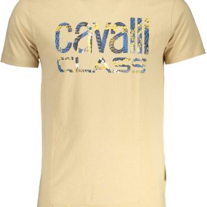 Cavalli Class 'S Kratke Hlače Sleeved Majica Bež
