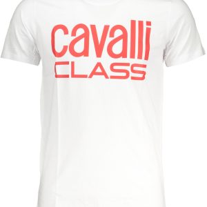 Cavalli Class 'S Kratke Hlače Sleeved Majica Bijela
