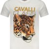 Cavalli Class Kratkih Rukava Majica Bijela