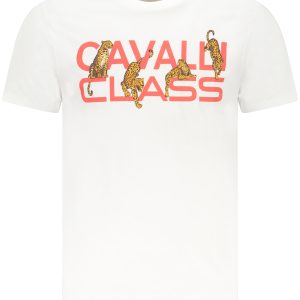 Cavalli Class Kratkih Rukava Majica Bijela