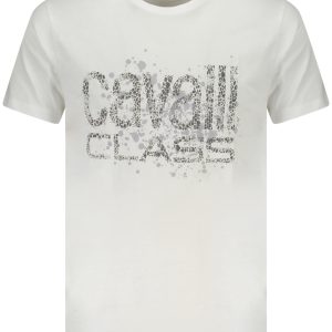 Cavalli Class Kratkih Rukava Majica Bijela