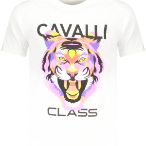 Cavalli Class Kratkih Rukava Majica Bijela