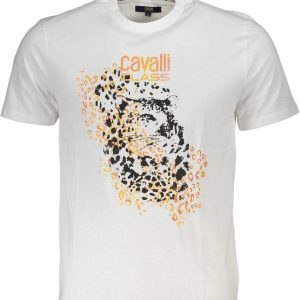 Cavalli Class 'S Kratke Hlače Sleeved Majica Bijela