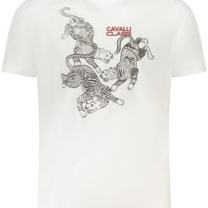 Cavalli Class Kratkih Rukava Majica Bijela