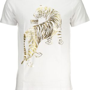Cavalli Class 'S Kratke Hlače Sleeved Majica Bijela
