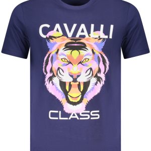 Cavalli Class Kratkih Rukava Majica Plava