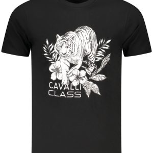 Cavalli Class Kratkih Rukava Majica Crna
