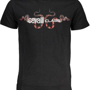 Cavalli Class 'S Kratkih Rukava Majica Crna