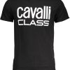Cavalli Class 'S Kratkih Rukava Majica Crne