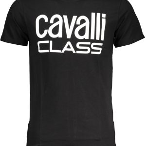 Cavalli Class 'S Kratkih Rukava Majica Crna