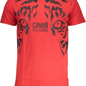 Cavalli Class 'S Kratkih Rukava Majica Crvena