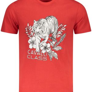 Cavalli Class Kratkih Rukava Majica Crvena