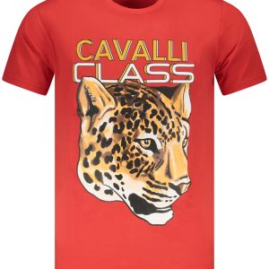 Cavalli Class Kratkih Rukava Majica Crvena