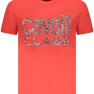 Cavalli Class Kratkih Rukava Majica Crvena