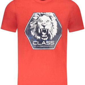 Cavalli Class Kratkih Rukava Majica Crvena